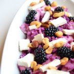 Blomkålssalat med feta, saltnødder og dijon 2 Blomkålssalat med feta, saltnødder og dijon