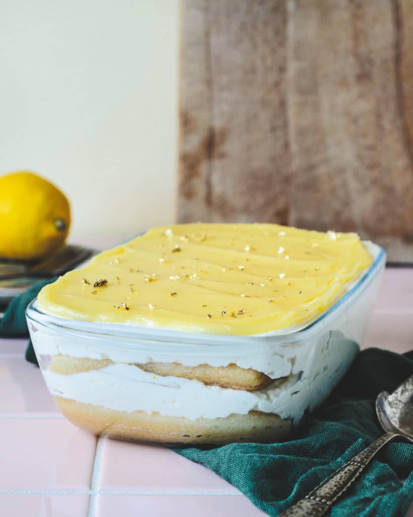 Citron tiramisu med lemoncurd