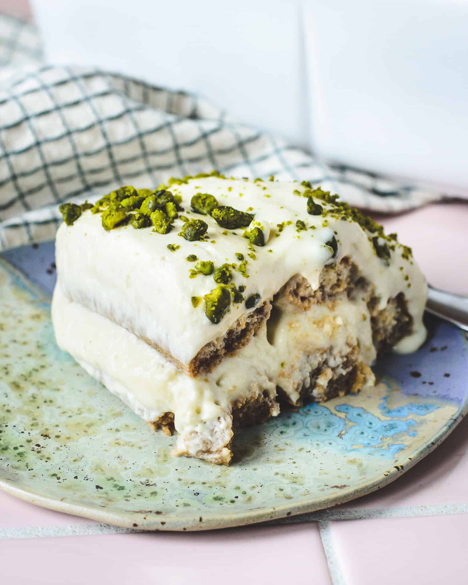 Vanvittigt lækker pistacie tiramisu med dissaronno