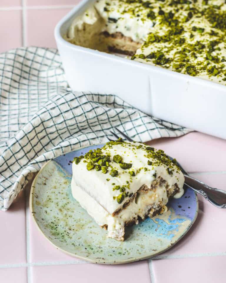 Vanvittigt lækker pistacie tiramisu med dissaronno