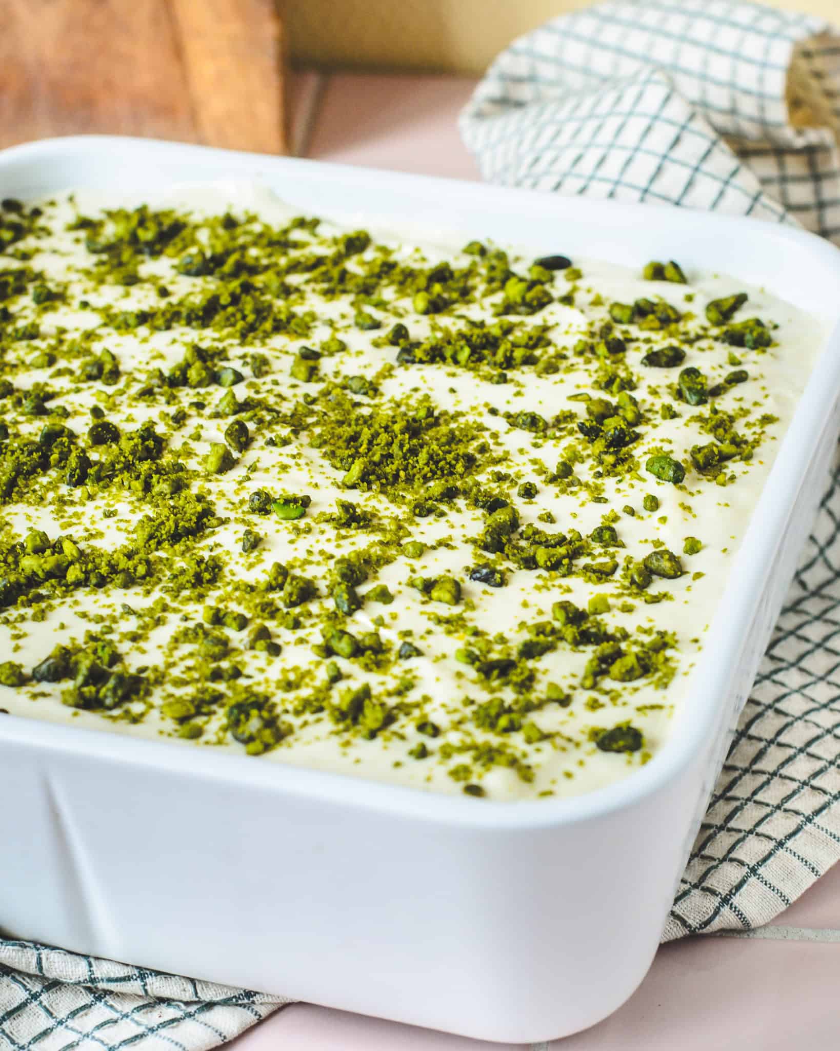Vanvittigt lækker pistacie tiramisu med dissaronno