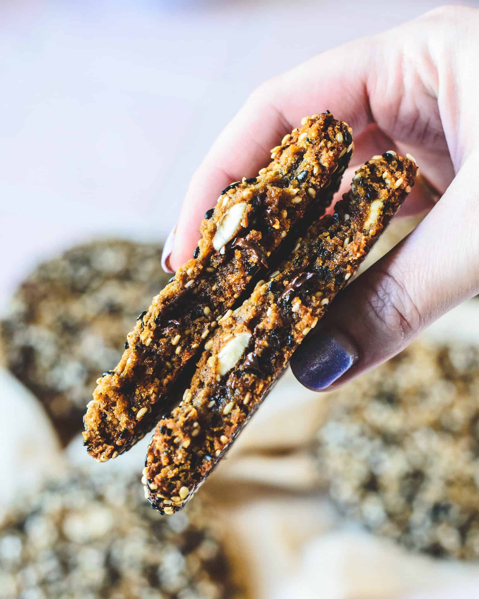 de aller bedste, saftige miso cookies med chokolade og sesam.